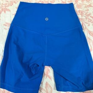 lululemon athletica Women's Vibrant Blue Bike Shorts